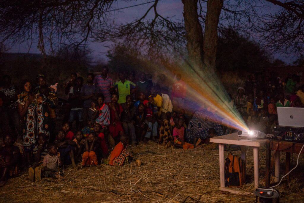 Movie roadshow Tanzania