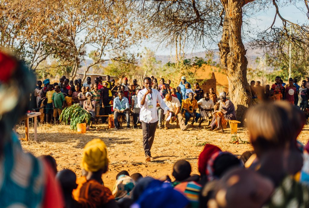 Movie Roadshow Tanzania people village