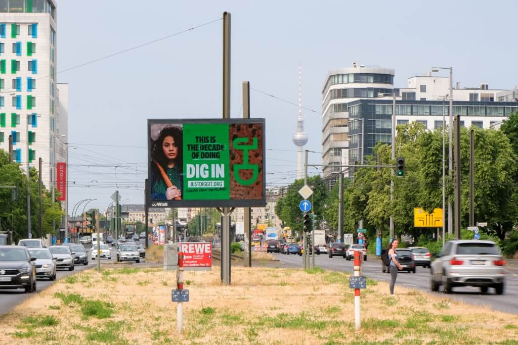 Justdiggit Berlin Campaign 2021 JCDecaux