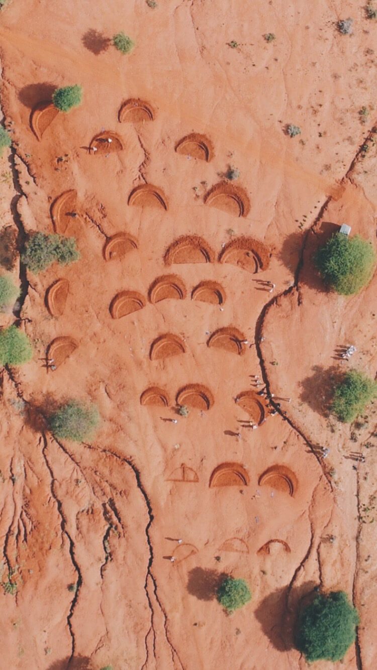 Bunds - dry - drought