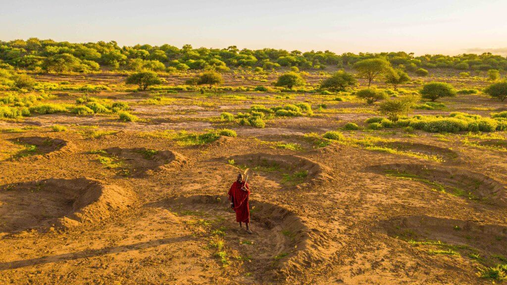 Maasai water bunds impact